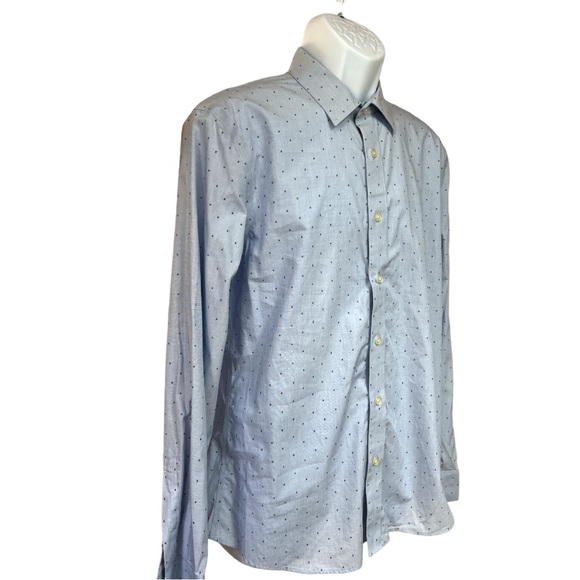 SzL Banana Republic Untucked Printed Long Sleeve Button Down - Picture 4 of 7